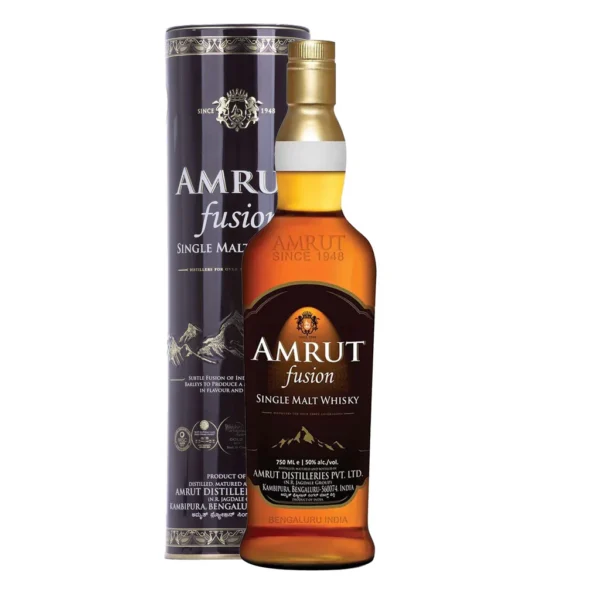 Amrut Fusion 50% 700ml - Image 1
