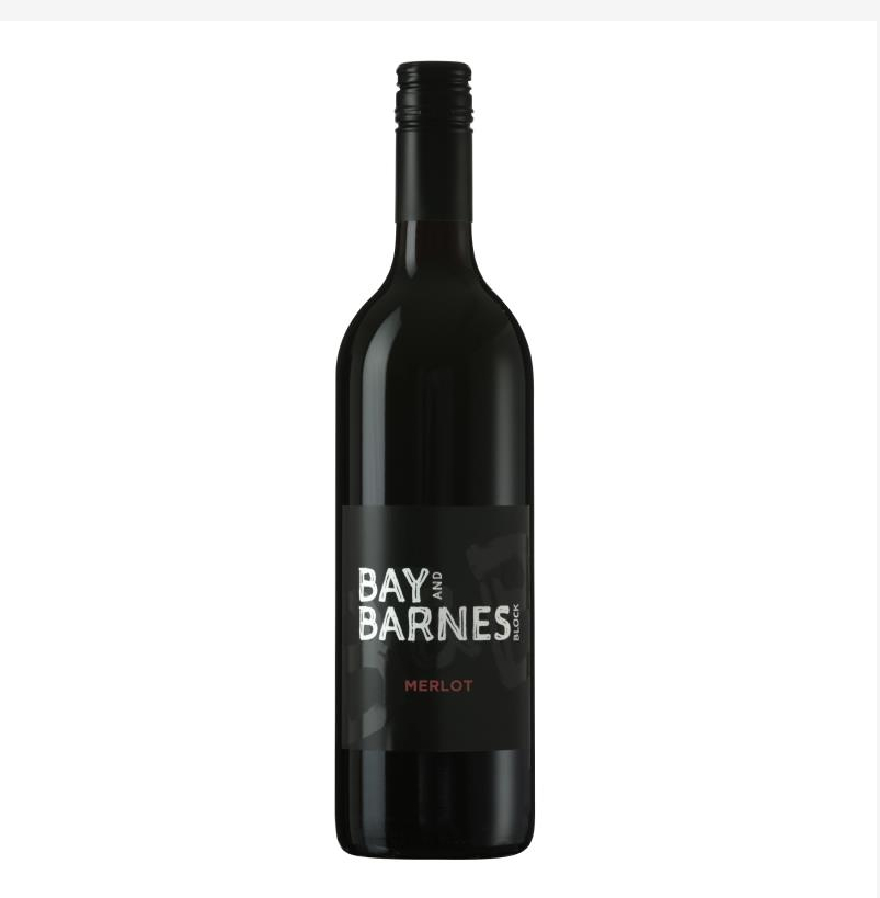 Bay & Barnes Blck Merlot 750ml - Image 1